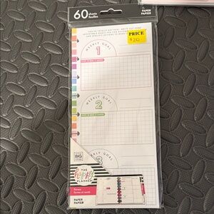 The Happy Planner Colorful Weekly Goal Tracker